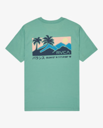 1 Palm Trail - T-Shirt für Männer Grau EVYZT00272 RVCA