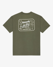 0 Lucky You - T-shirt de manga curta para homem Verde EVYZT00274 RVCA