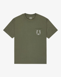 1 Lucky You - T-shirt de manga curta para homem Verde EVYZT00274 RVCA