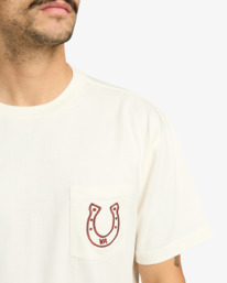 2 Lucky You - T-shirt de manga curta para homem Branco EVYZT00274 RVCA