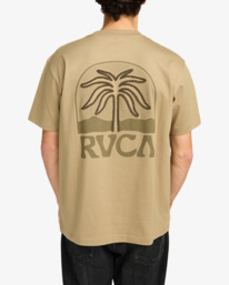 3 Palmcrest - Short Sleeve T-Shirt for Men Beige EVYZT00275 RVCA