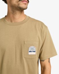 4 Palmcrest - Short Sleeve T-Shirt for Men Beige EVYZT00275 RVCA