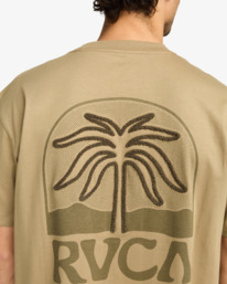 5 Palmcrest - Short Sleeve T-Shirt for Men Beige EVYZT00275 RVCA