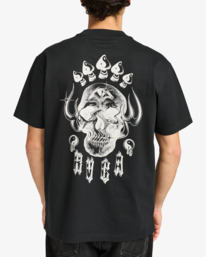 3 All Seeing - Short Sleeve T-Shirt for Men Black EVYZT00276 RVCA