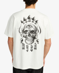 3 All Seeing - Short Sleeve T-Shirt for Men White EVYZT00276 RVCA