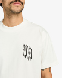 4 All Seeing - Short Sleeve T-Shirt for Men White EVYZT00276 RVCA