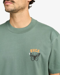 3 Butterfly Poster - T-shirt de manga curta para homem Verde EVYZT00277 RVCA