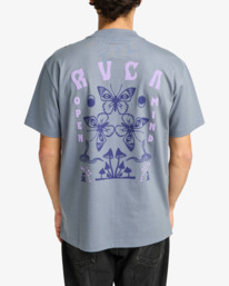 6 Butterfly Poster - T-shirt de manga curta para homem Cinza EVYZT00277 RVCA