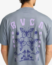 5 Butterfly Poster - T-shirt de manga curta para homem Cinza EVYZT00277 RVCA