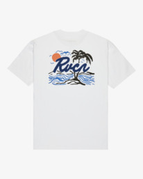 1 Currents - Short Sleeve T-Shirt for Men White EVYZT00278 RVCA