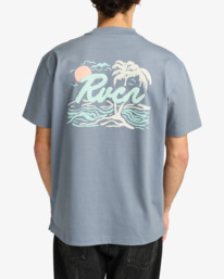 3 Currents - Short Sleeve T-Shirt for Men Grey EVYZT00278 RVCA