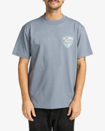 2 Currents - Short Sleeve T-Shirt for Men Grey EVYZT00278 RVCA