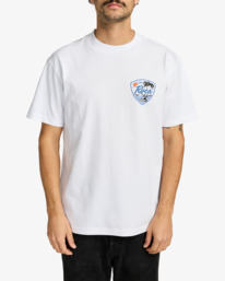 2 Currents - Short Sleeve T-Shirt for Men White EVYZT00278 RVCA