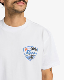 4 Currents - Short Sleeve T-Shirt for Men White EVYZT00278 RVCA