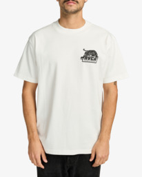 2 Penstation - Short Sleeve T-Shirt for Men White EVYZT00280 RVCA