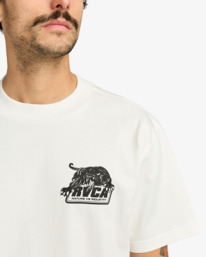 4 Penstation - Short Sleeve T-Shirt for Men White EVYZT00280 RVCA