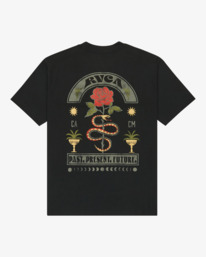 0 Roses Poster - T-shirt de manga curta para homem Preto EVYZT00281 RVCA