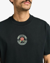 3 Roses Poster - T-shirt de manga curta para homem Preto EVYZT00281 RVCA