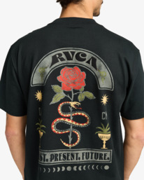 4 Roses Poster - T-shirt de manga curta para homem Preto EVYZT00281 RVCA