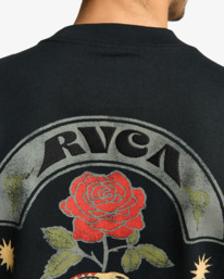 5 Roses Poster - T-shirt de manga curta para homem Preto EVYZT00281 RVCA
