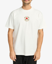 2 Roses Poster - T-shirt de manga curta para homem Branco EVYZT00281 RVCA