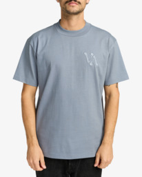 2 Va Worldwide - Short Sleeve T-Shirt for Men Grey EVYZT00282 RVCA
