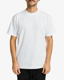 2 Va Worldwide - Short Sleeve T-Shirt for Men White EVYZT00282 RVCA