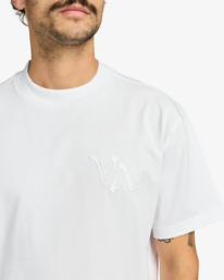 4 Va Worldwide - Short Sleeve T-Shirt for Men White EVYZT00282 RVCA