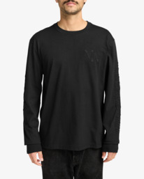 2 Va Worldwide - Long Sleeve T-Shirt for Men Black EVYZT00285 RVCA