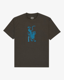 1 Balance Tiger - Short Sleeve T-Shirt for Men Black EVYZT00286 RVCA
