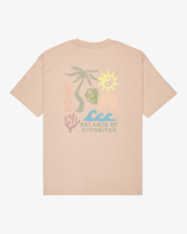 1 Deep Think - Short Sleeve T-Shirt for Men Purple EVYZT00288 RVCA