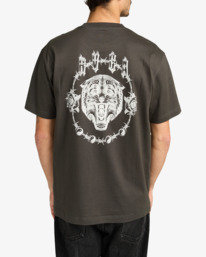 3 Double Trouble - Short Sleeve T-Shirt for Men Black EVYZT00289 RVCA
