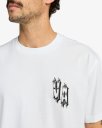 4 Double Trouble - Short Sleeve T-Shirt for Men White EVYZT00289 RVCA