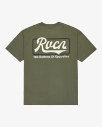 1 Logo Pack - Short Sleeve T-Shirt for Men Green EVYZT00292 RVCA
