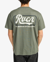 3 Logo Pack - Short Sleeve T-Shirt for Men Green EVYZT00292 RVCA
