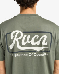 5 Logo Pack - Short Sleeve T-Shirt for Men Green EVYZT00292 RVCA
