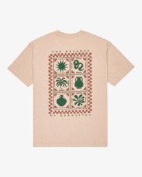 1 Mosaic Fragments - Short Sleeve T-Shirt for Men Purple EVYZT00293 RVCA