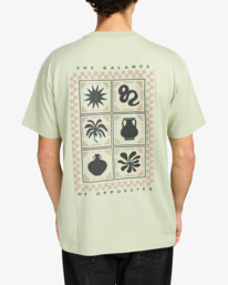 3 Mosaic Fragments - Short Sleeve T-Shirt for Men Black EVYZT00293 RVCA