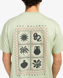 5 Mosaic Fragments - Short Sleeve T-Shirt for Men Black EVYZT00293 RVCA