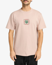 2 Mosaic Fragments - Short Sleeve T-Shirt for Men Purple EVYZT00293 RVCA
