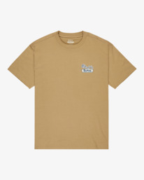 0 Rose Sign - Short Sleeve T-Shirt for Men Beige EVYZT00295 RVCA
