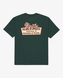 1 Rose Sign - Short Sleeve T-Shirt for Men Green EVYZT00295 RVCA