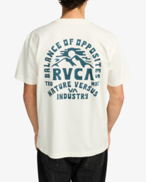 3 RVCA Ridge - Short Sleeve T-Shirt for Men White EVYZT00297 RVCA
