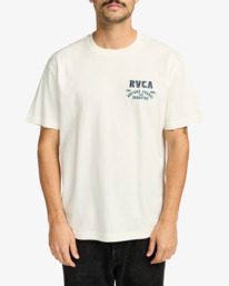 2 RVCA Ridge - Short Sleeve T-Shirt for Men White EVYZT00297 RVCA