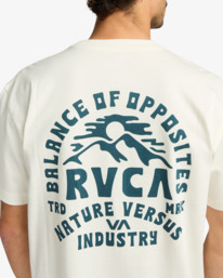 5 RVCA Ridge - Short Sleeve T-Shirt for Men White EVYZT00297 RVCA