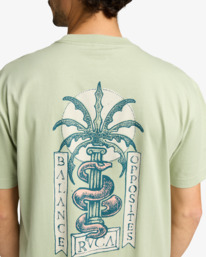 5 Serpent - Short Sleeve T-Shirt for Men Black EVYZT00299 RVCA
