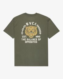0 Squadron - T-shirt de manga curta para homem Verde EVYZT00302 RVCA