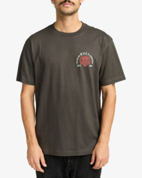 2 Squadron - T-shirt de manga curta para homem Preto EVYZT00302 RVCA