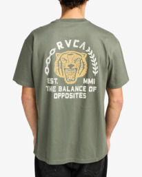 5 Squadron - T-shirt de manga curta para homem Verde EVYZT00302 RVCA