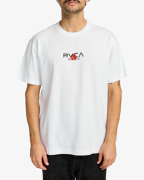 2 Tiger Sun - Camiseta de manga corta para hombre Blanco EVYZT00303 RVCA
